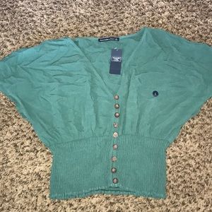 Abercrombie & Fitch Green Blouse.